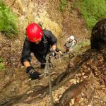 on Mauri e Miki Ferrata Burrone Giovanelli